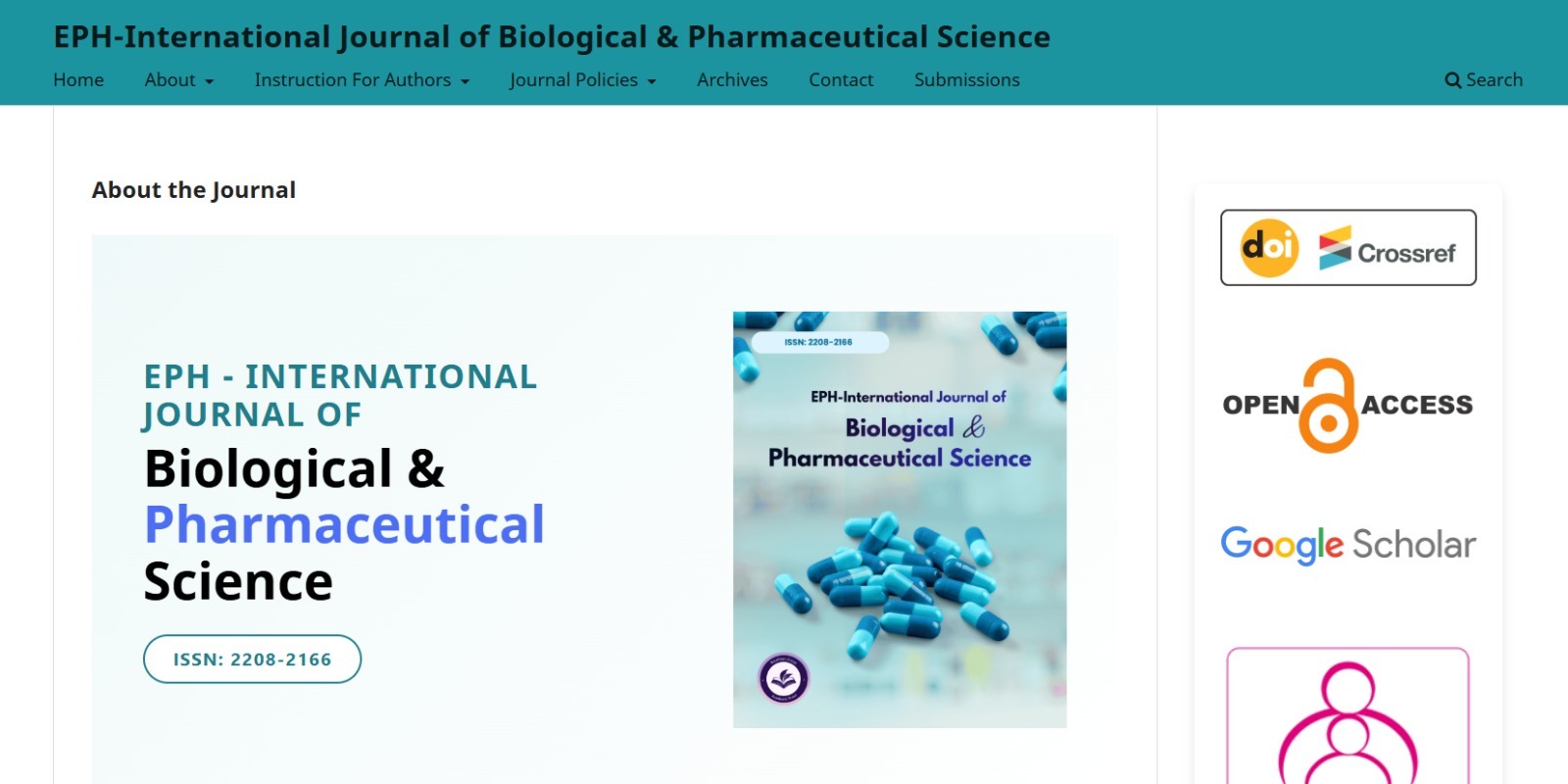 Journal of Biological & Pharmaceutical Sciences
